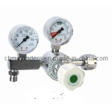 Factory Price Medical Oxygen Regulator with Twins Gauges